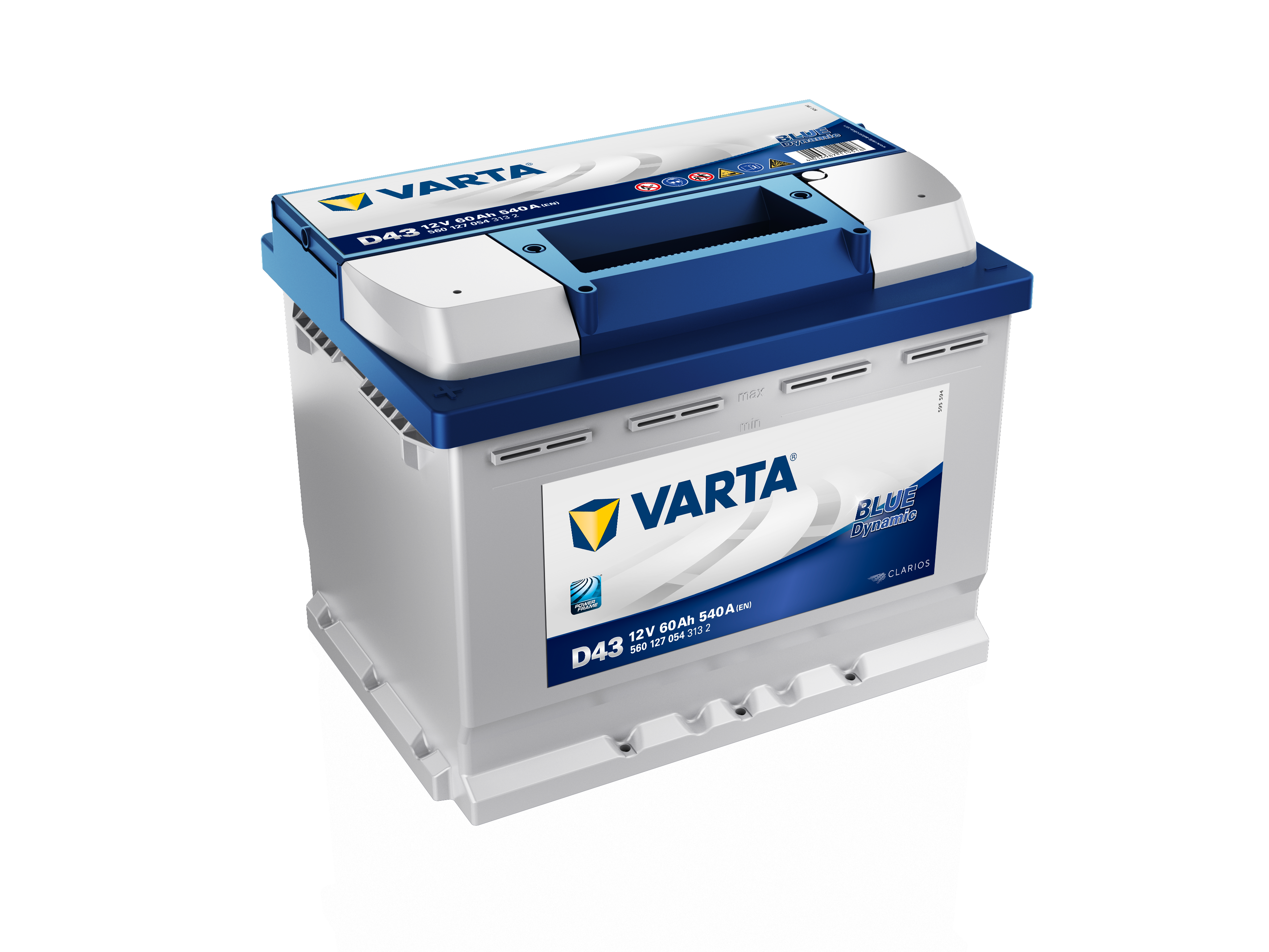 VARTA BLUE Dynamic D43 077 type Battery 4 Year Warranty