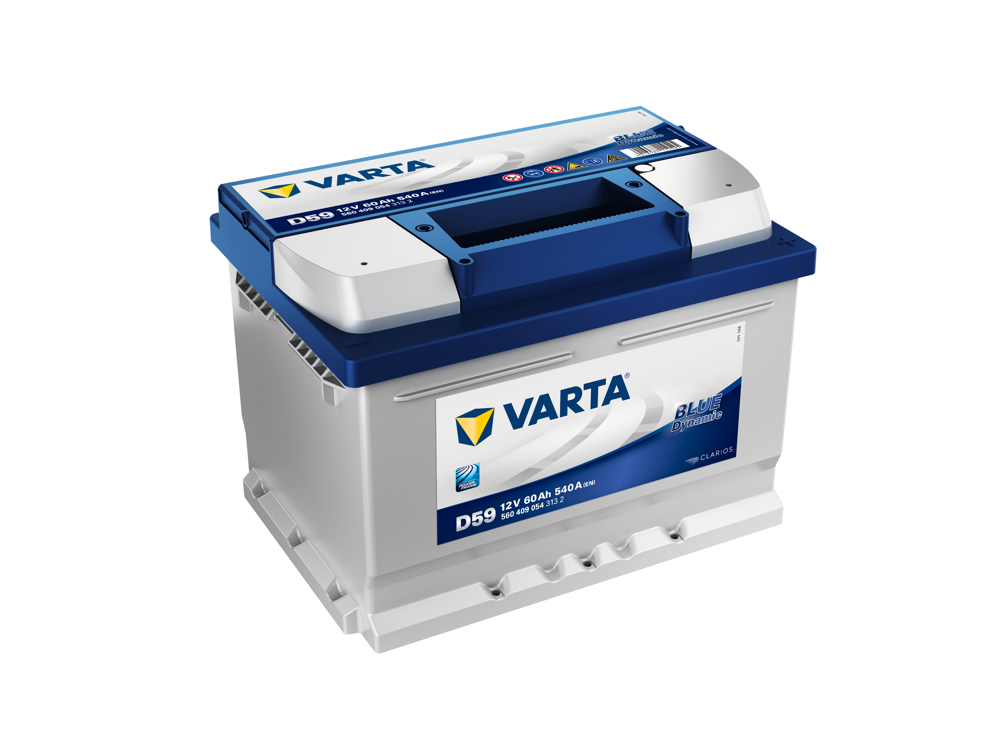 VARTA BLUE Dynamic D59 075 type Battery 4 Year Warranty