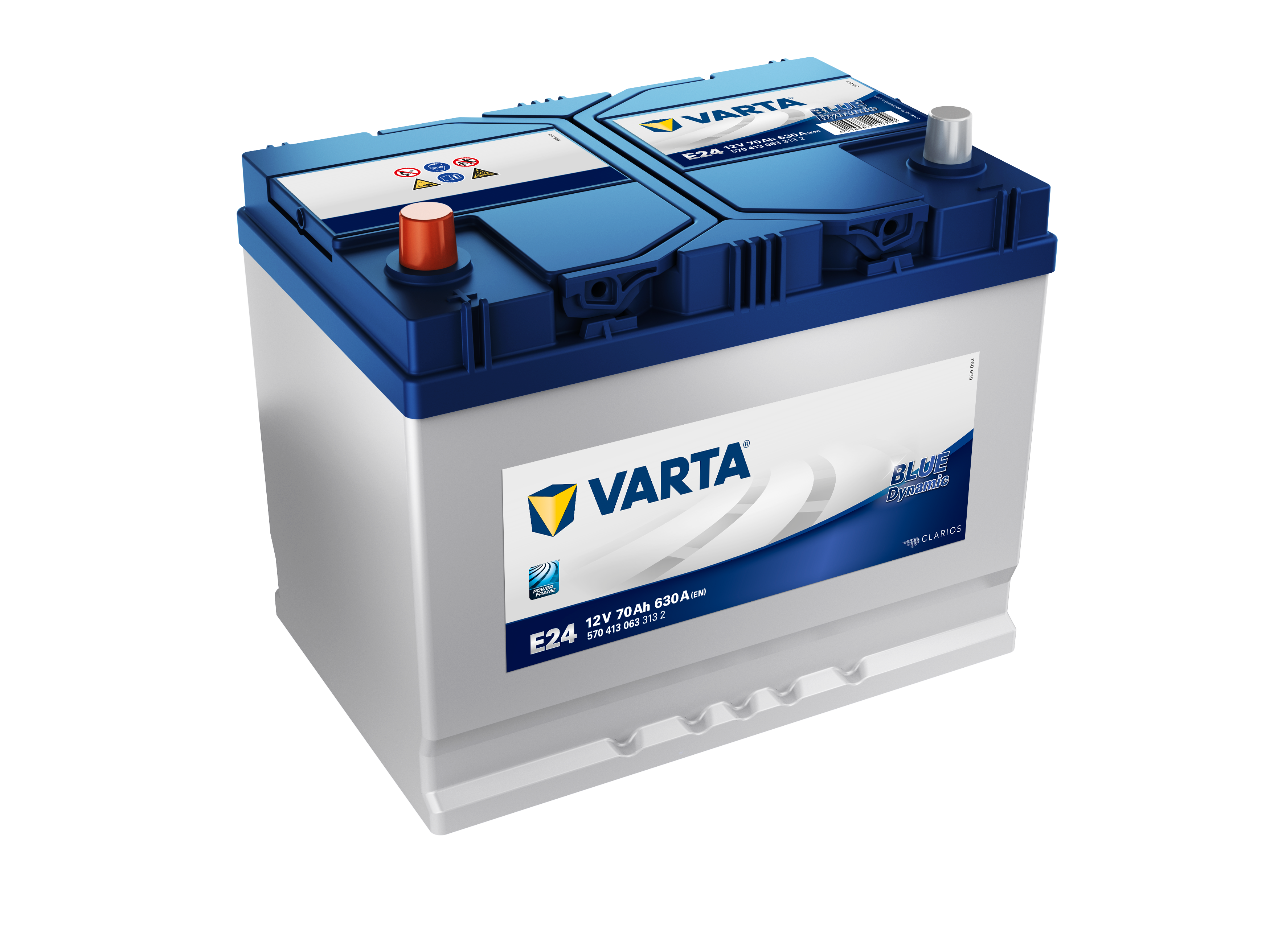 VARTA BLUE Dynamic E24 069/072 type Battery 4 Year Warranty