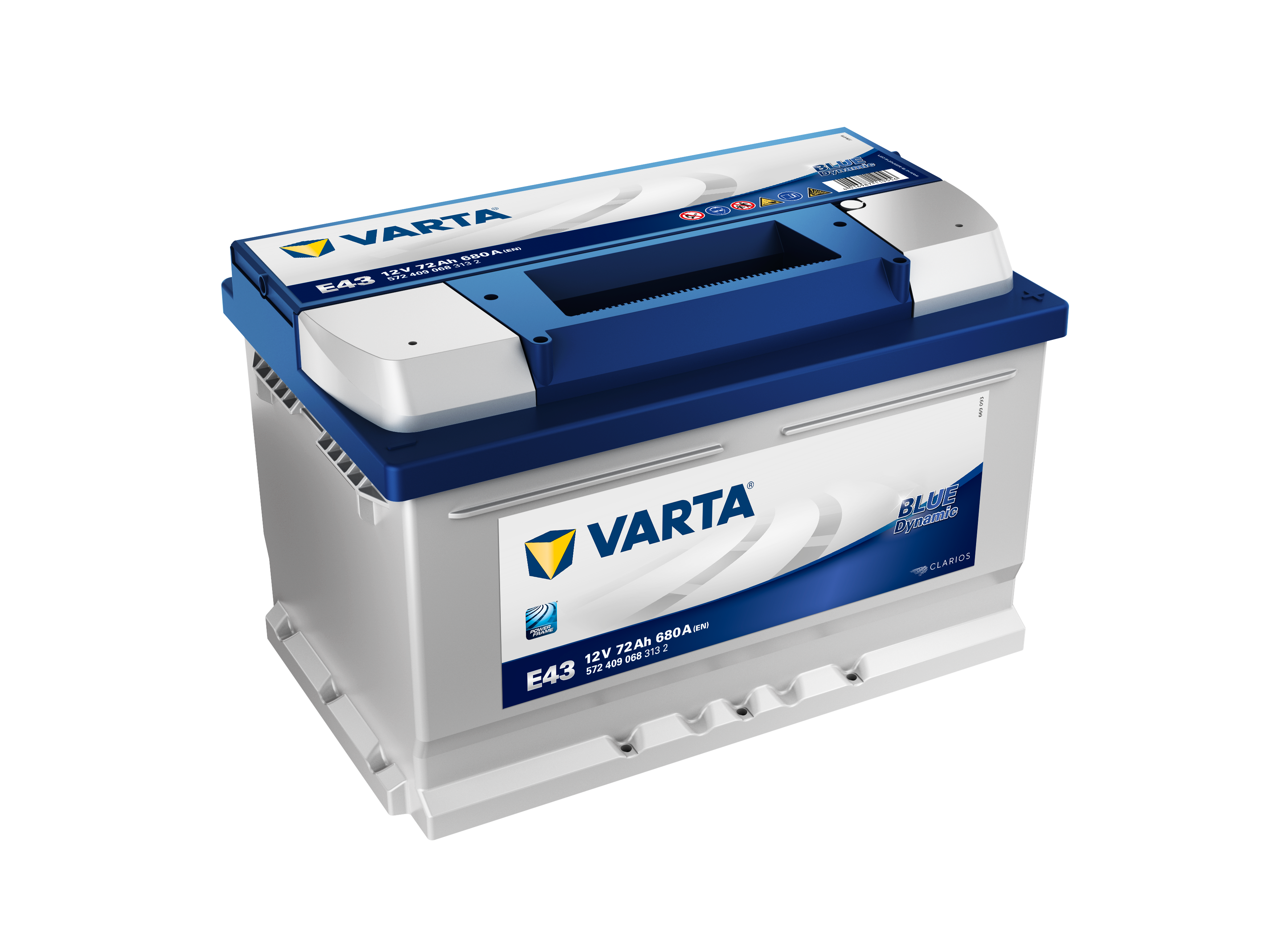 VARTA BLUE Dynamic E43 100 type Battery 4 Year Warranty