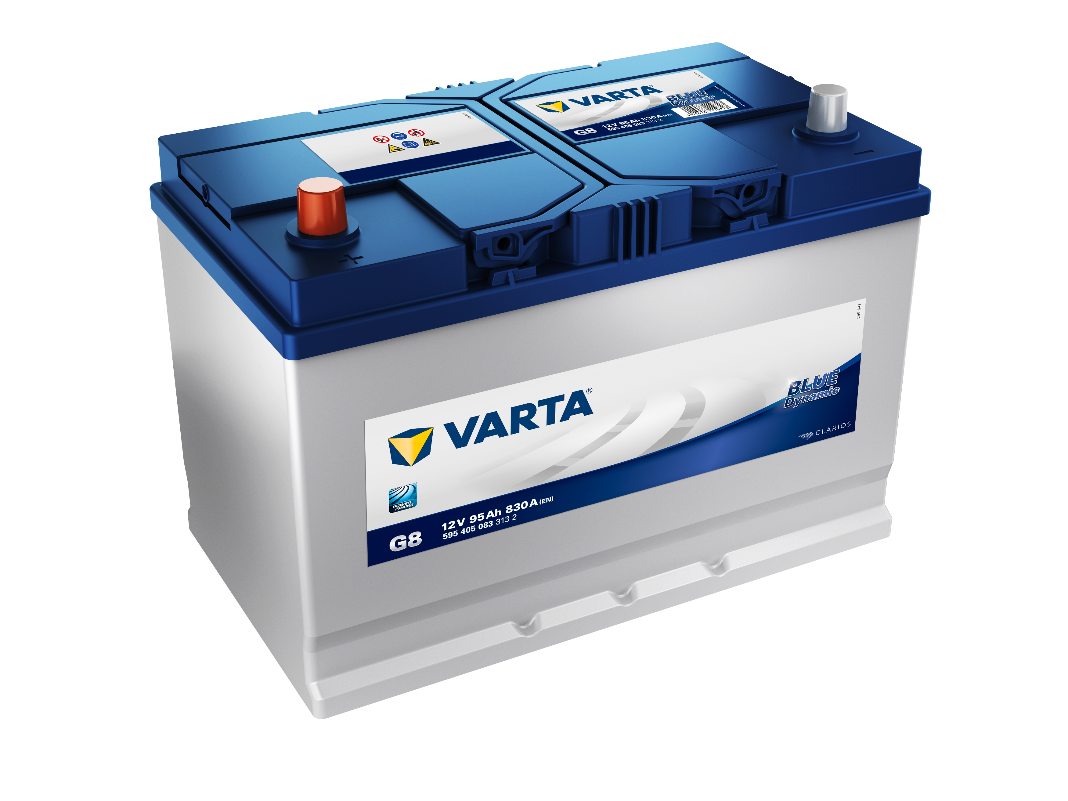 VARTA BLUE Dynamic G8 250/334 type Battery 4 Year Warranty