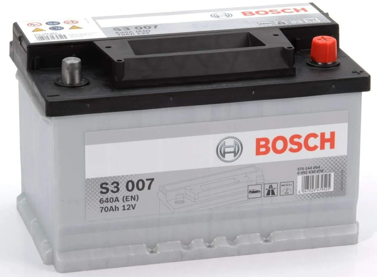 Bosch S3007 S3 (100) Heavy Duty Car Battery 3 Year Warranty