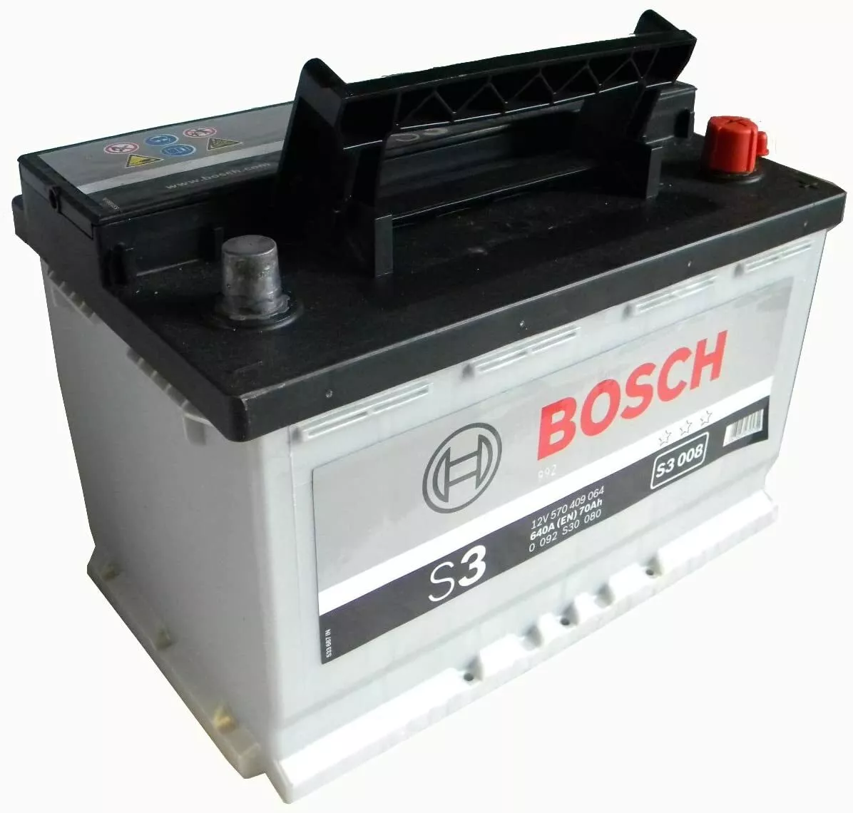 Bosch S3008 S3 (067/096) Heavy Duty Car Battery 3 Year Warranty
