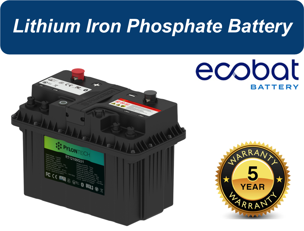 Pylontech 12V 100Ah Heated LiFePO battery RT12100G31