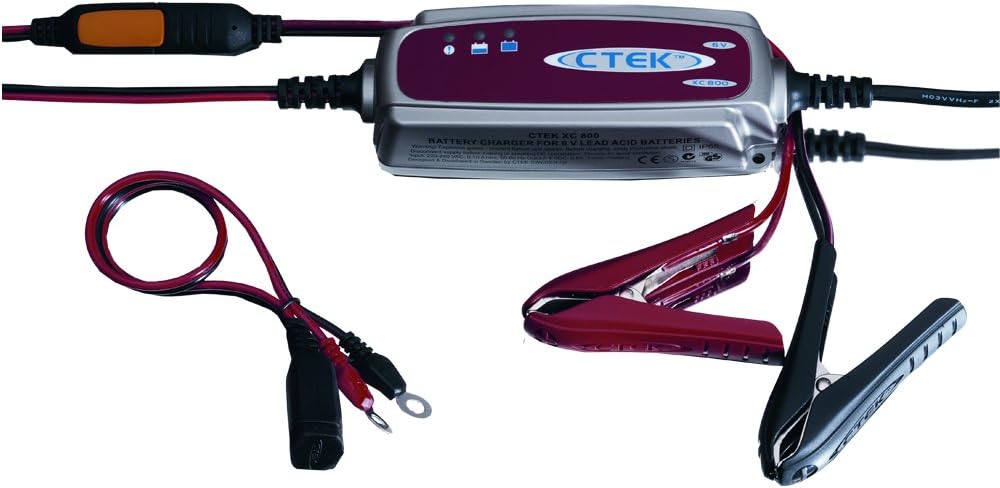 CTEK 56-773 XC-0.8 Car Battery Charger 4 Stage 0.8Amp 6 Volt